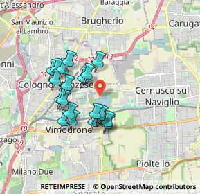 Mappa Via Claudio Treves, 20090 Vimodrone MI, Italia (1.478)