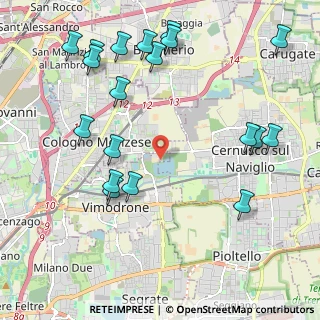 Mappa Via Claudio Treves, 20090 Vimodrone MI, Italia (2.52789)