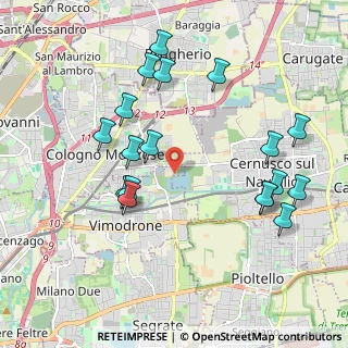 Mappa Via Claudio Treves, 20090 Vimodrone MI, Italia (2.11556)
