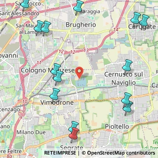 Mappa Via Claudio Treves, 20090 Vimodrone MI, Italia (3.05)