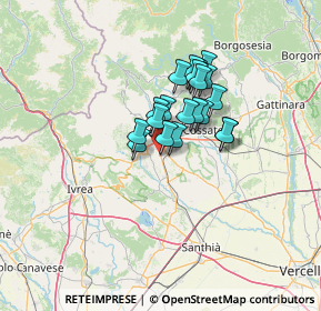 Mappa Via Pralino, 13876 Sandigliano BI, Italia (8.7605)