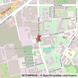 Mappa Viale Rimembranze, 108, 20099 Sesto San Giovanni, Milano (Lombardia)