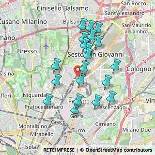 Mappa Via Santa Lucia, 20090 Sesto San Giovanni MI, Italia (1.7145)
