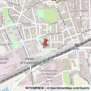 Mappa Via Torino, 40, 20017 Rho, Milano (Lombardia)