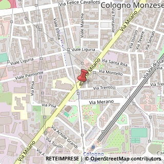 Mappa Via Trento, 5, 20093 Cologno Monzese, Milano (Lombardia)