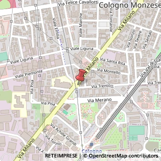 Mappa Via Trento, 3, 20093 Cologno Monzese, Milano (Lombardia)