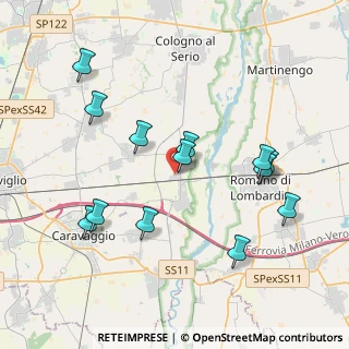 Mappa Via Veneto, 24050 Bariano BG, Italia (4.02923)