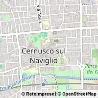 Kaart Cernusco sul Naviglio
