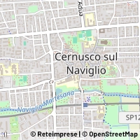 Kaart Cernusco sul Naviglio