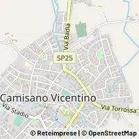 Kartta Camisano Vicentino