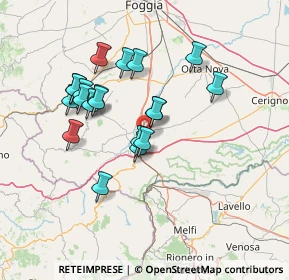 Mappa Localitá Monti Carpinelli, 71022 Ascoli Satriano FG, Italia (13.5405)
