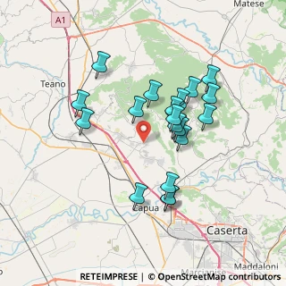 Mappa Via le Vittorio Veneto, 81050 Camigliano CE, Italia (6.741)