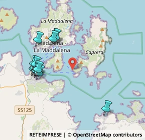 Mappa Località Punta Coda, 07020 Palau SS, Italia (4.49077)