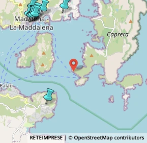 Mappa Località Punta Coda, 07020 Palau SS, Italia (3.60182)