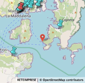 Mappa Località Punta Coda, 07020 Palau SS, Italia (3.452)