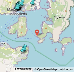 Mappa Località Punta Coda, 07020 Palau SS, Italia (3.521)