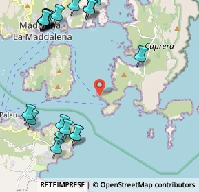Mappa Località Punta Coda, 07020 Palau SS, Italia (3.18696)