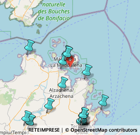 Mappa Località Punta Coda, 07020 Palau SS, Italia (23.622)