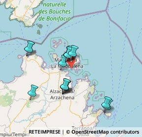 Mappa Località Punta Coda, 07020 Palau SS, Italia (13.59714)