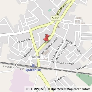 Mappa Via Corso Matteotti, 33, 81056 Sparanise, Caserta (Campania)