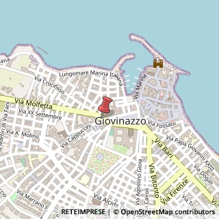 Mappa Via Molfetta, 00, 70056 Giovinazzo, Bari (Puglia)