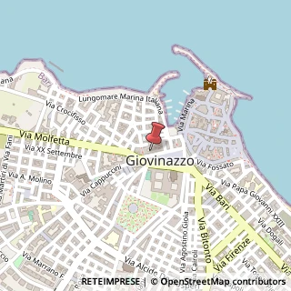 Mappa Piazza Vittorio Emanuele II, 41, 70054 Giovinazzo, Bari (Puglia)