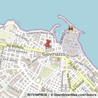 Mappa Via Buccari, 9, 70054 Giovinazzo, Bari (Puglia)
