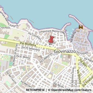 Mappa Via Crocifisso, 9, 70054 Giovinazzo, Bari (Puglia)