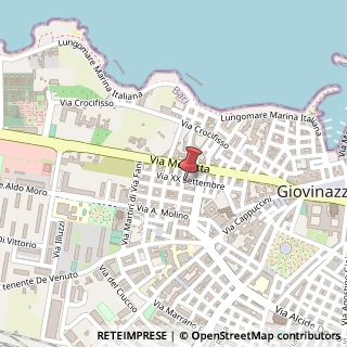 Mappa Via XX Settembre, 38, 70054 Giovinazzo BA, Italia, 70054 Giovinazzo, Bari (Puglia)