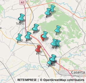 Mappa Via Antonio Gramsci, 81052 Pignataro Maggiore CE, Italia (7.4735)