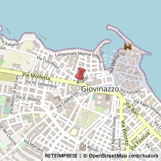 Mappa Via Molfetta, 30/32, 70054 Bari BA, Italia, 70054 Giovinazzo, Bari (Puglia)