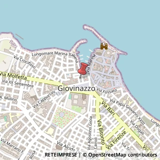 Mappa Piazza Vittorio Emanuele II, 57, 70054 Giovinazzo, Bari (Puglia)
