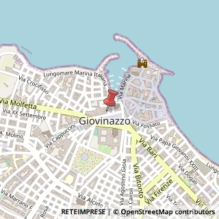 Mappa Piazza Vittorio Emanuele II, 53, 70054 Giovinazzo, Bari (Puglia)