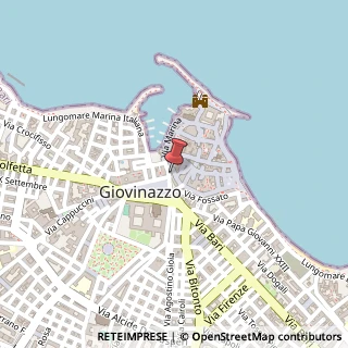 Mappa Piazza Umberto I, 21, 70054 Giovinazzo, Bari (Puglia)