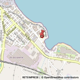 Mappa Via Papa Giovanni XXIII, 101, 70054 Giovinazzo, Bari (Puglia)