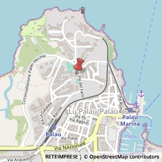 Mappa Via del Faro, 1, 07020 Palau, Sassari (Sardegna)