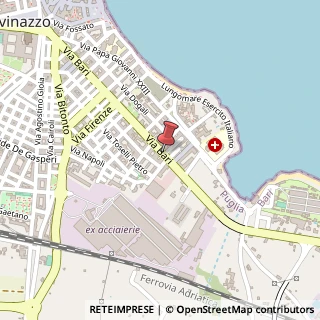 Mappa Via Ss16, Km786.300, 70054 Giovinazzo, Bari (Puglia)