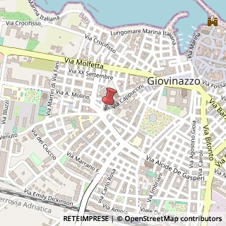 Mappa Via Cappuccini, 127, 70054 Giovinazzo, Bari (Puglia)