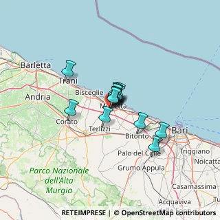 Mappa SP112 km 1.000 Molfetta, 70056 Molfetta BA, Italia (7.38571)