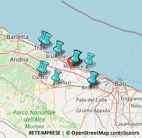 Mappa SP112 km 1.000 Molfetta, 70056 Molfetta BA, Italia (10.12125)