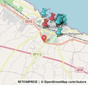 Mappa SP112 km 1.000 Molfetta, 70056 Molfetta BA, Italia (1.9635)