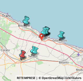 Mappa SP112 km 1.000 Molfetta, 70056 Molfetta BA, Italia (6.009)