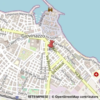 Mappa Via Lupis Bisanzio, 5, 70054 Giovinazzo, Bari (Puglia)