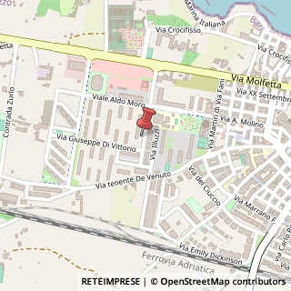 Mappa Via Don Luigi Sturzo, 9, 70054 Giovinazzo, Bari (Puglia)