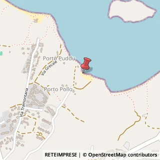 Mappa Spiaggia Angolo Azzurro, 07020 Porto Pollo SS, Italia, 07020 Palau, Sassari (Sardegna)