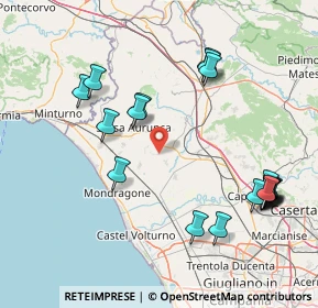 Mappa 81030 Carinola CE, Italia (19.5895)