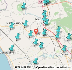 Mappa Via Appia, 81057 Teano CE, Italia (10.0755)