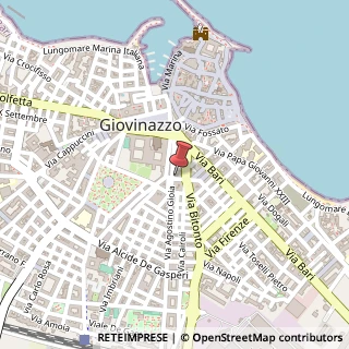 Mappa Via Mario Depreclosis, 38, 70054 Giovinazzo, Bari (Puglia)