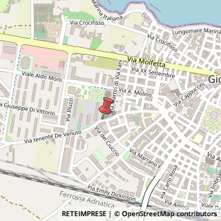 Mappa Via de venuto tenente 68, 70054 Giovinazzo, Bari (Puglia)