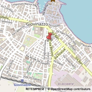 Mappa Via Giovannello Sasso, 5, 70054 Giovinazzo, Bari (Puglia)
